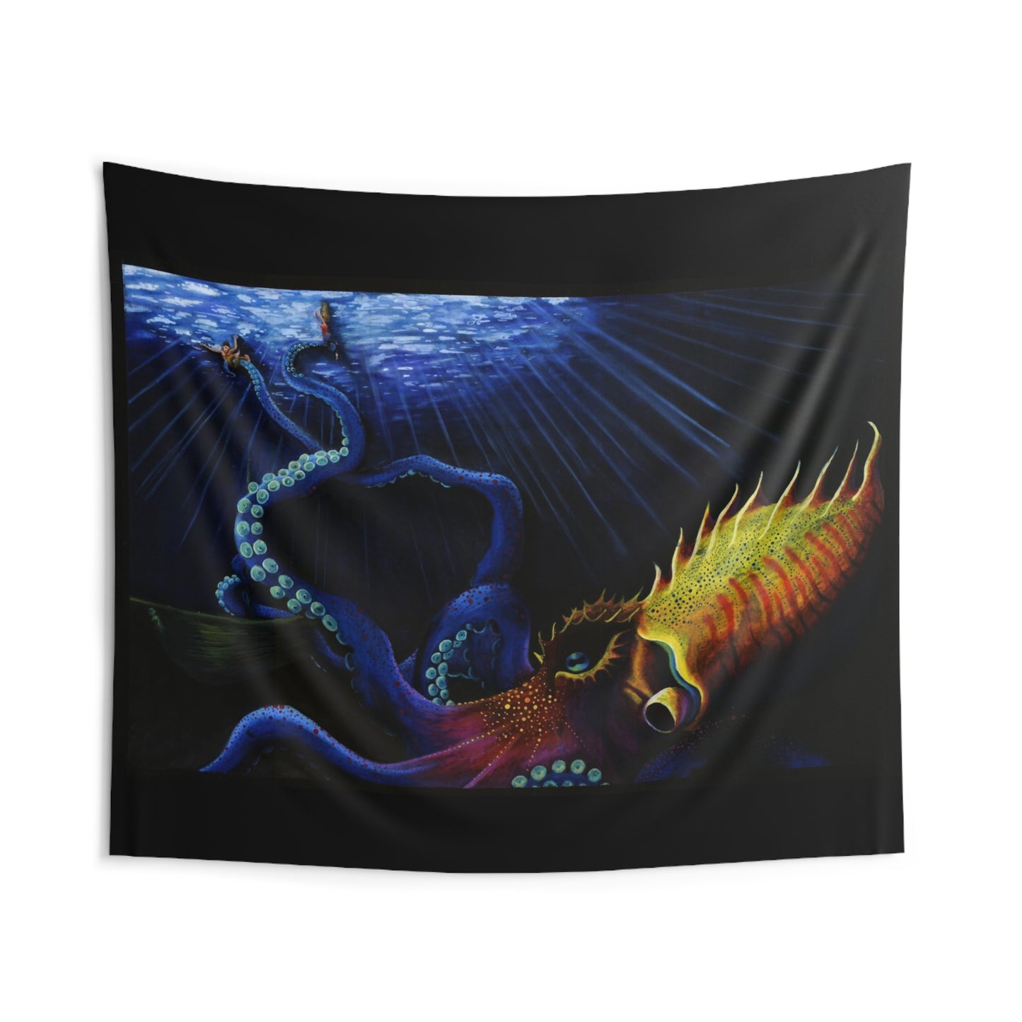 Baby Kraken Indoor Wall Tapestries