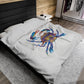 The Crab Velveteen Plush Blanket