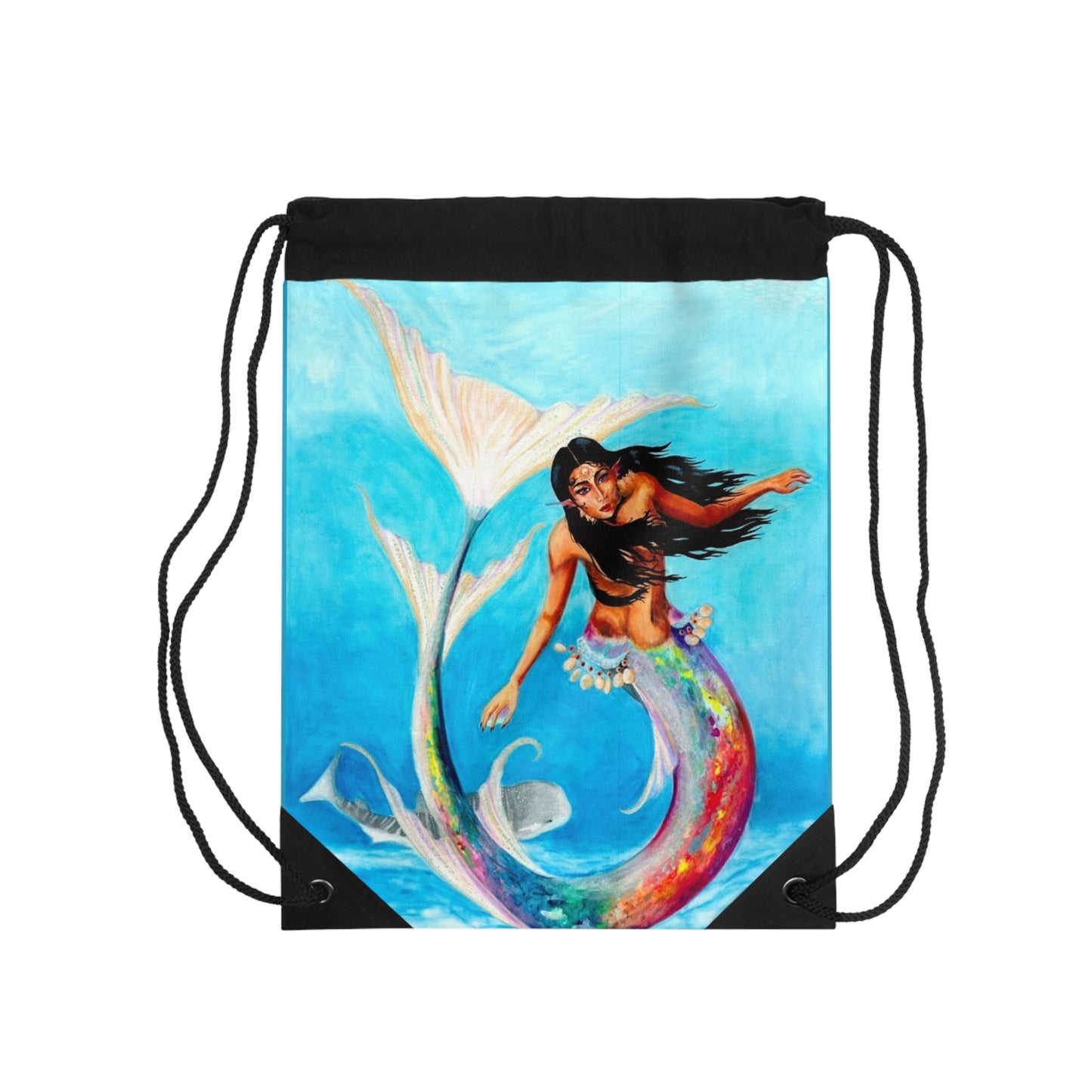 Queen Opal Drawstring Bag