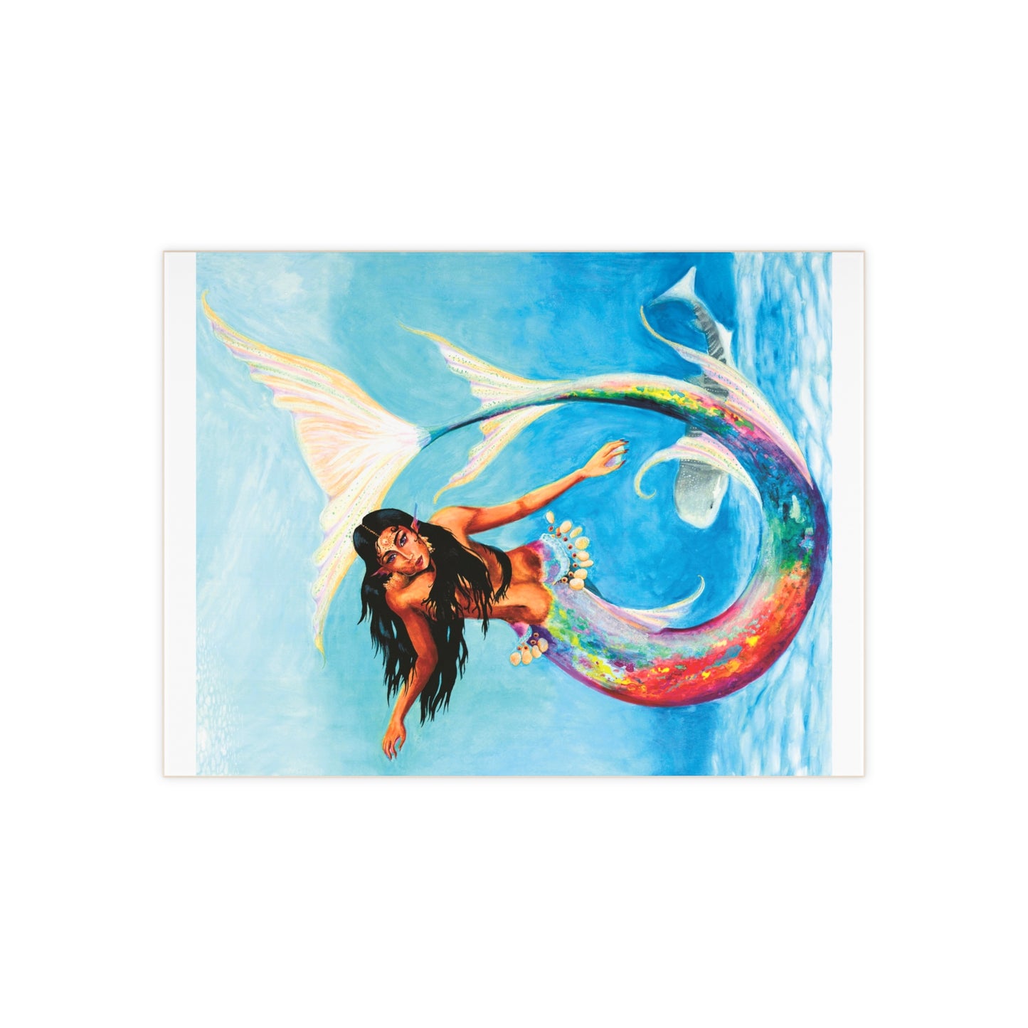 Queen Opal Ceramic Photo Tile