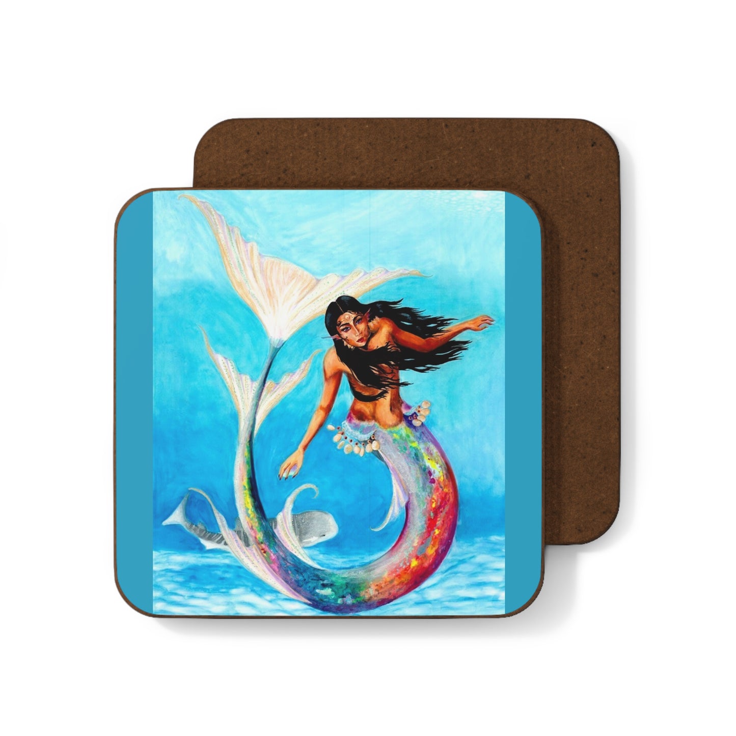 Queen Opal Hardboard Back Coaster