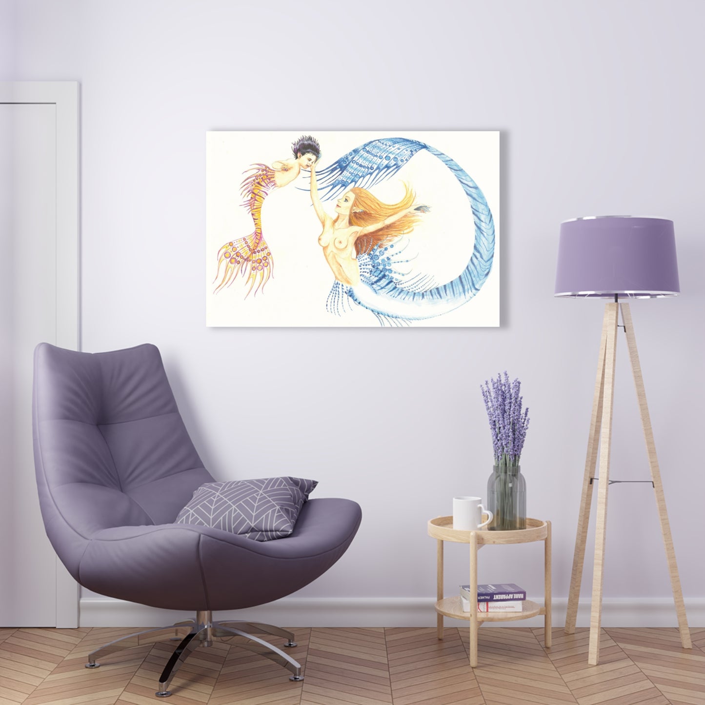 Larimar and Ametrine (No Background) Acrylic Prints