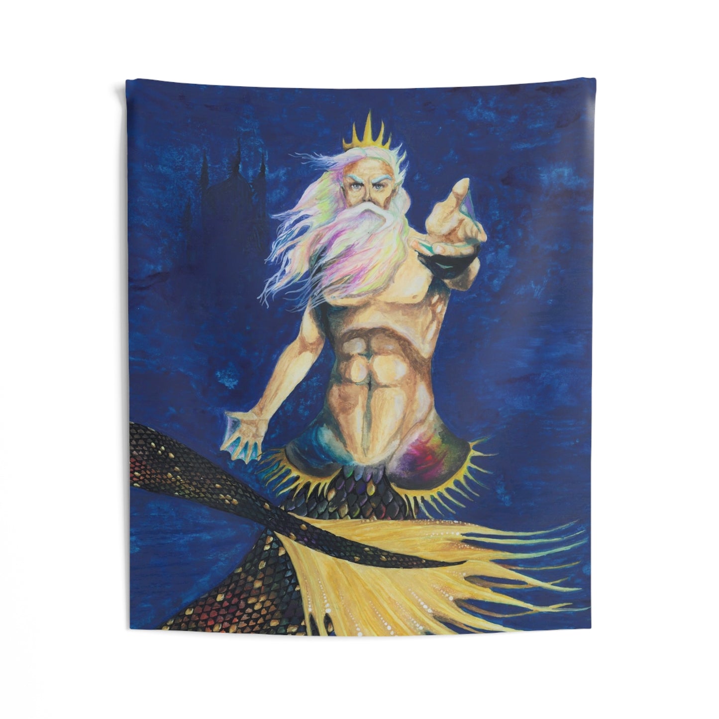 King Obsidian Indoor Wall Tapestries