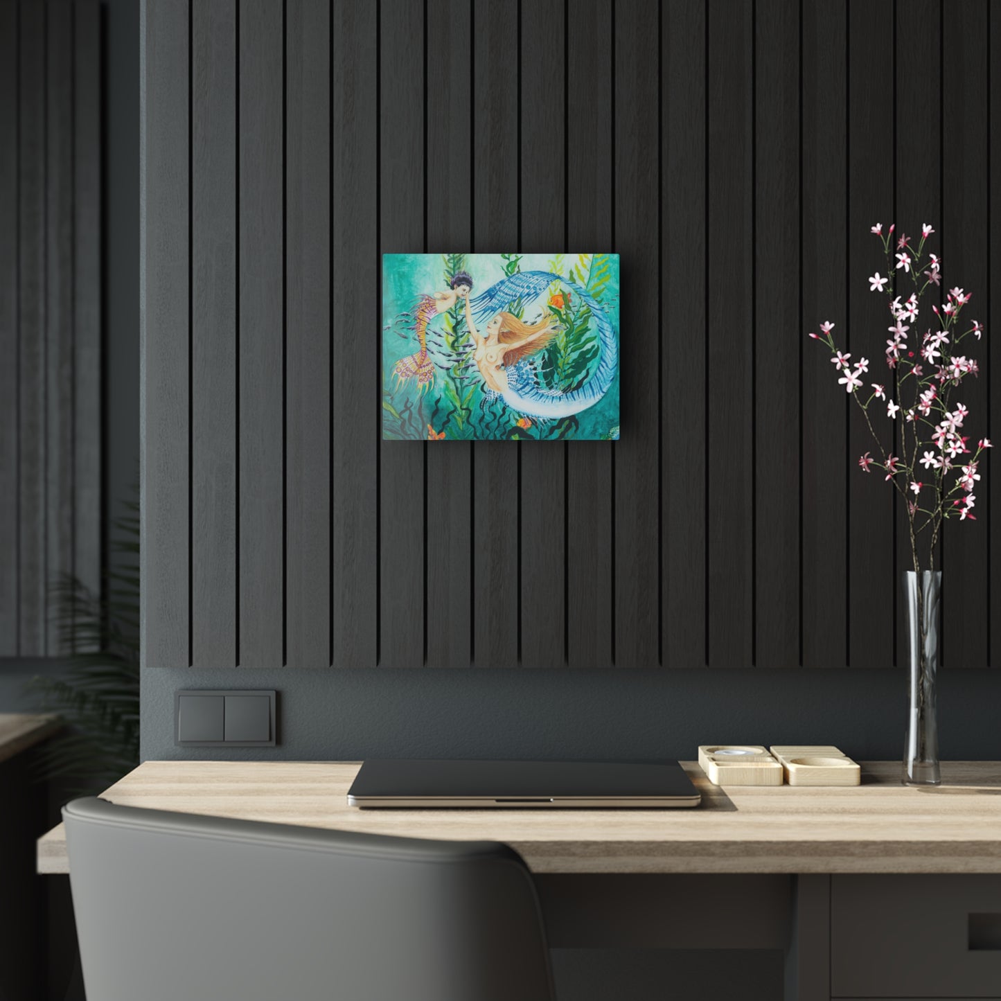 Queen Larimar and Princess Ametrine Acrylic Prints