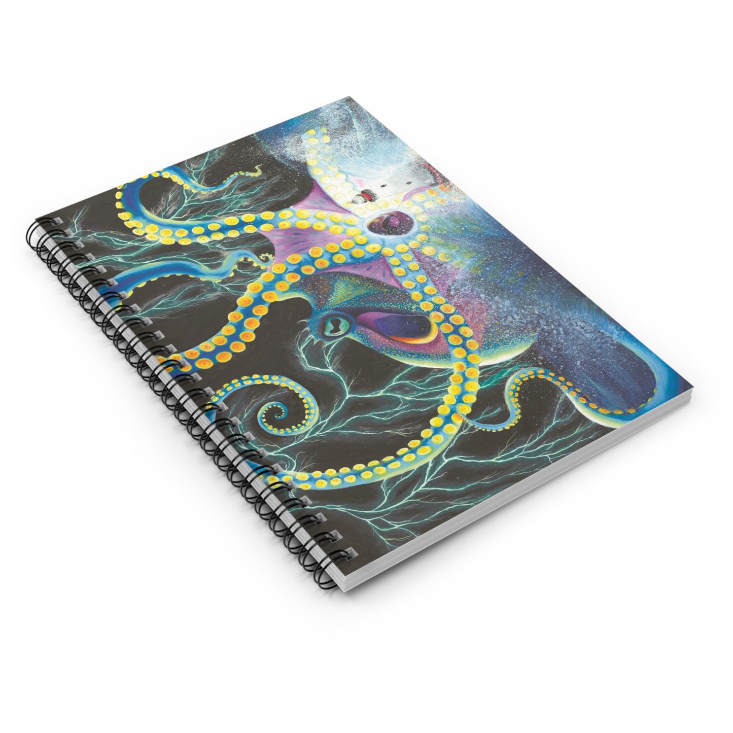 Light Doesn’t Always Keep The Monsters Away Spiral Notebook - Ruled Line