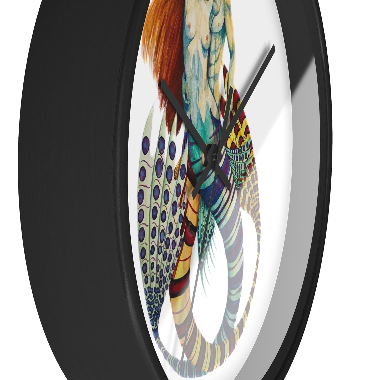 Mer Lovers 1 (No Background) Wall clock