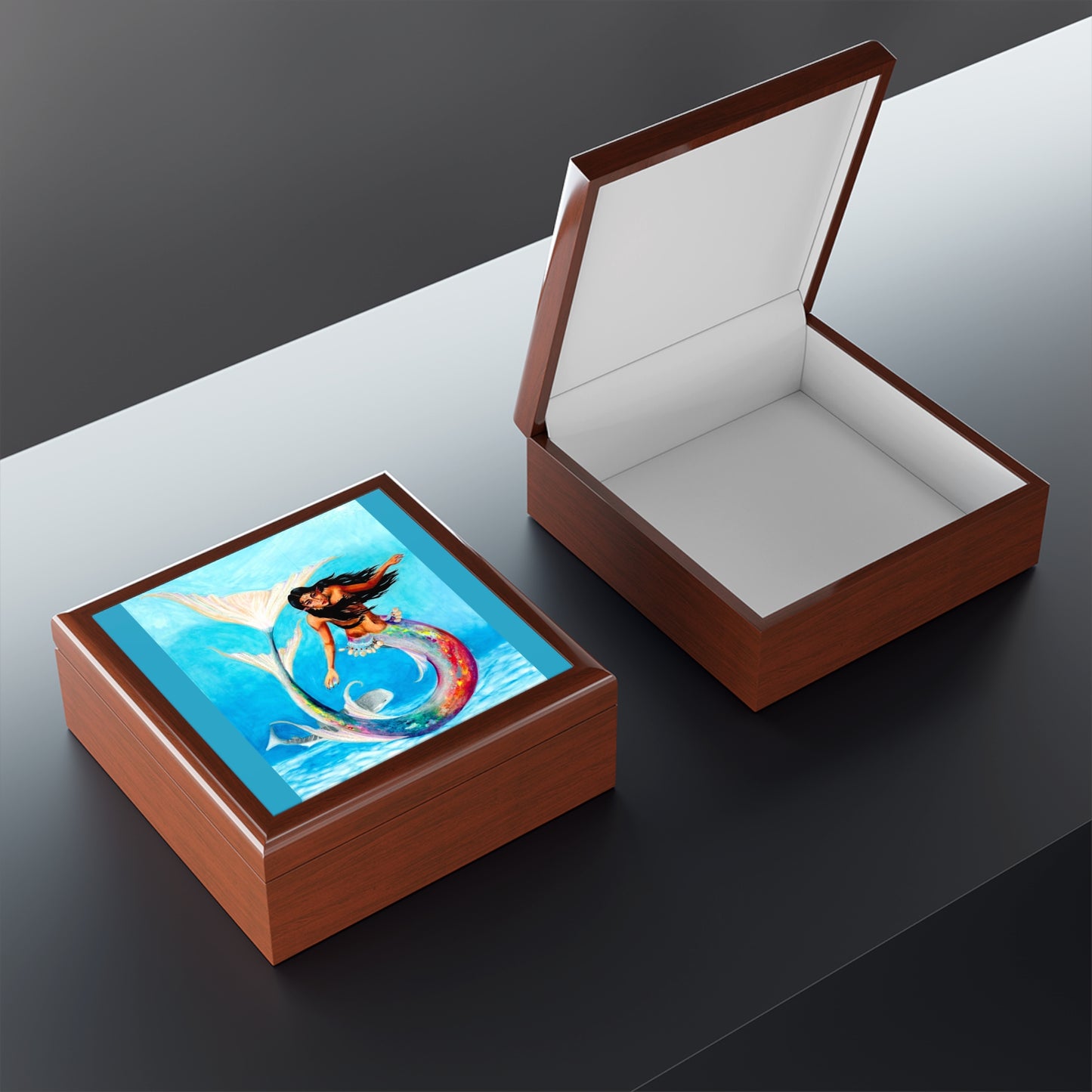 Queen Opal Jewelry Box