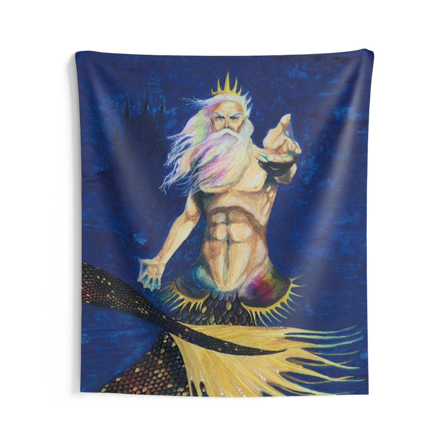 King Obsidian Indoor Wall Tapestries