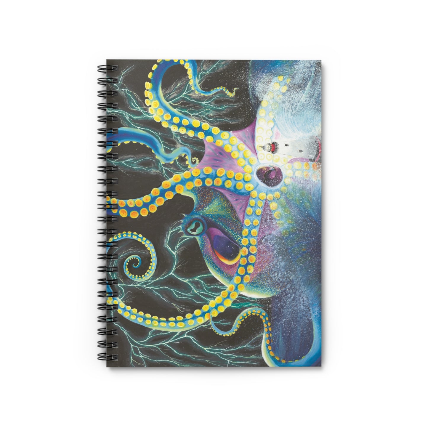 Light Doesn’t Always Keep The Monsters Away Spiral Notebook - Ruled Line