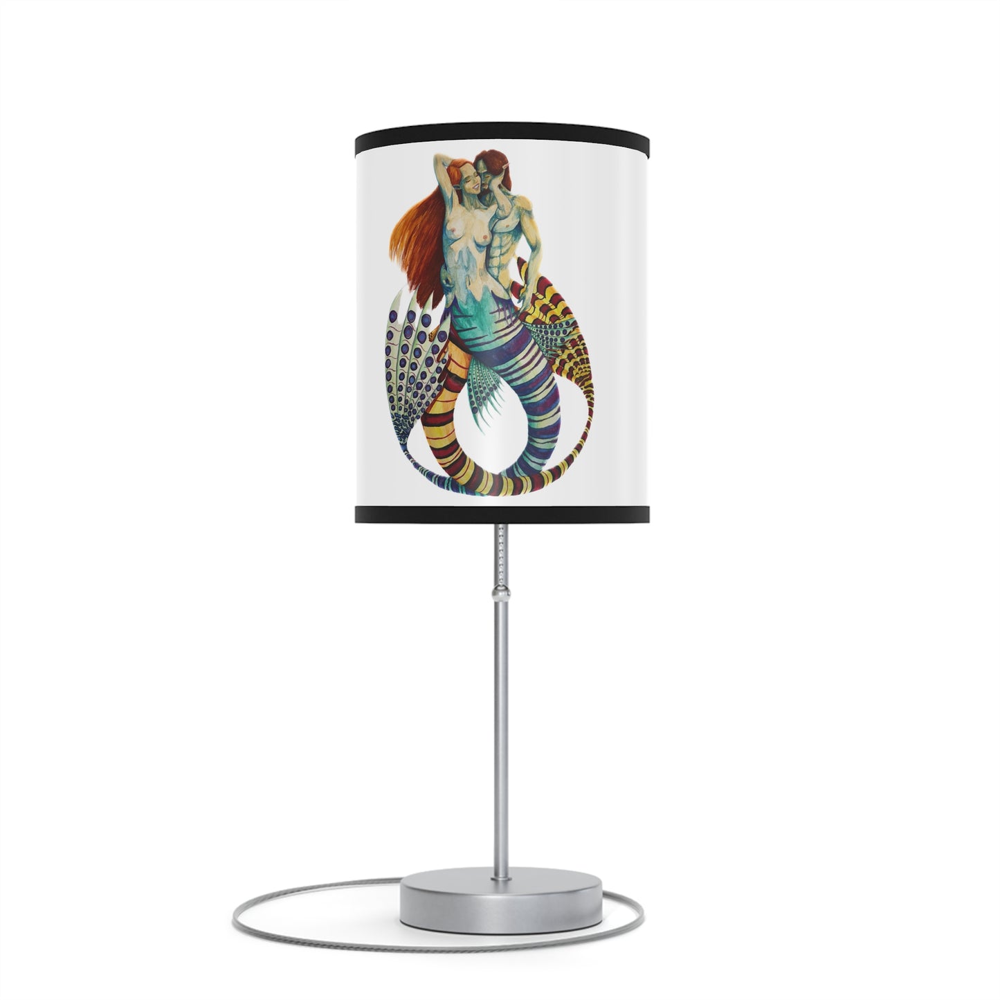 Mer Lovers 1 (No Background) Lamp on a Stand, US|CA plug