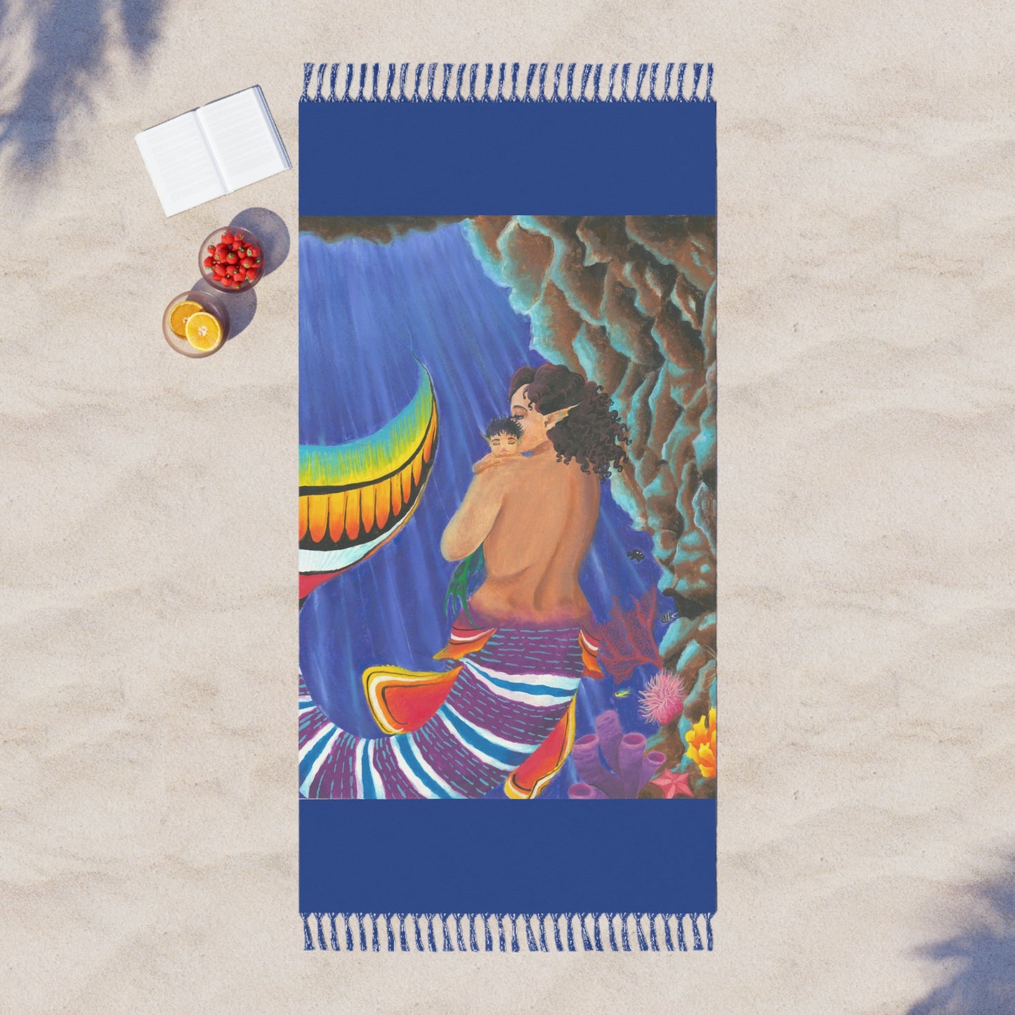 Mother and Child 1 Boho Beach Cloth