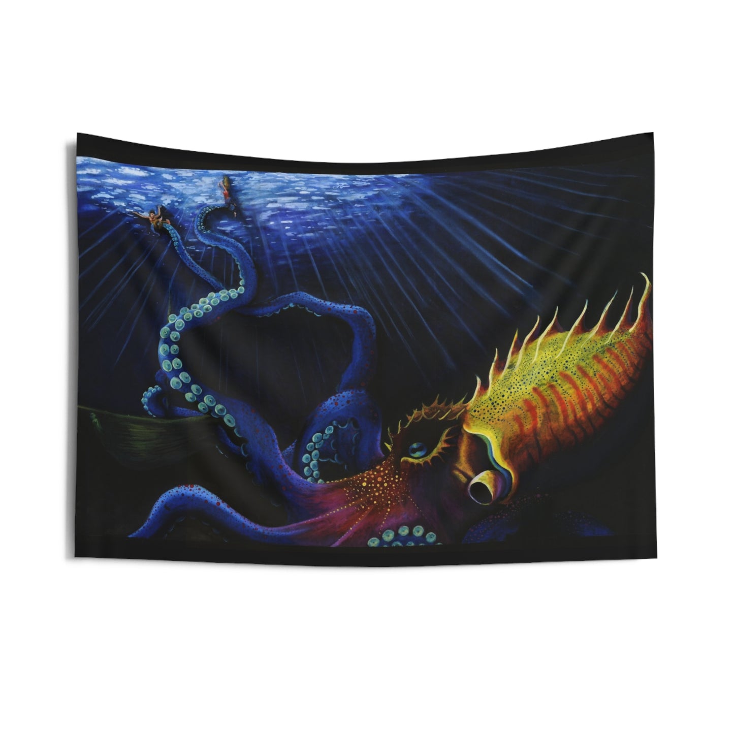 Baby Kraken Indoor Wall Tapestries