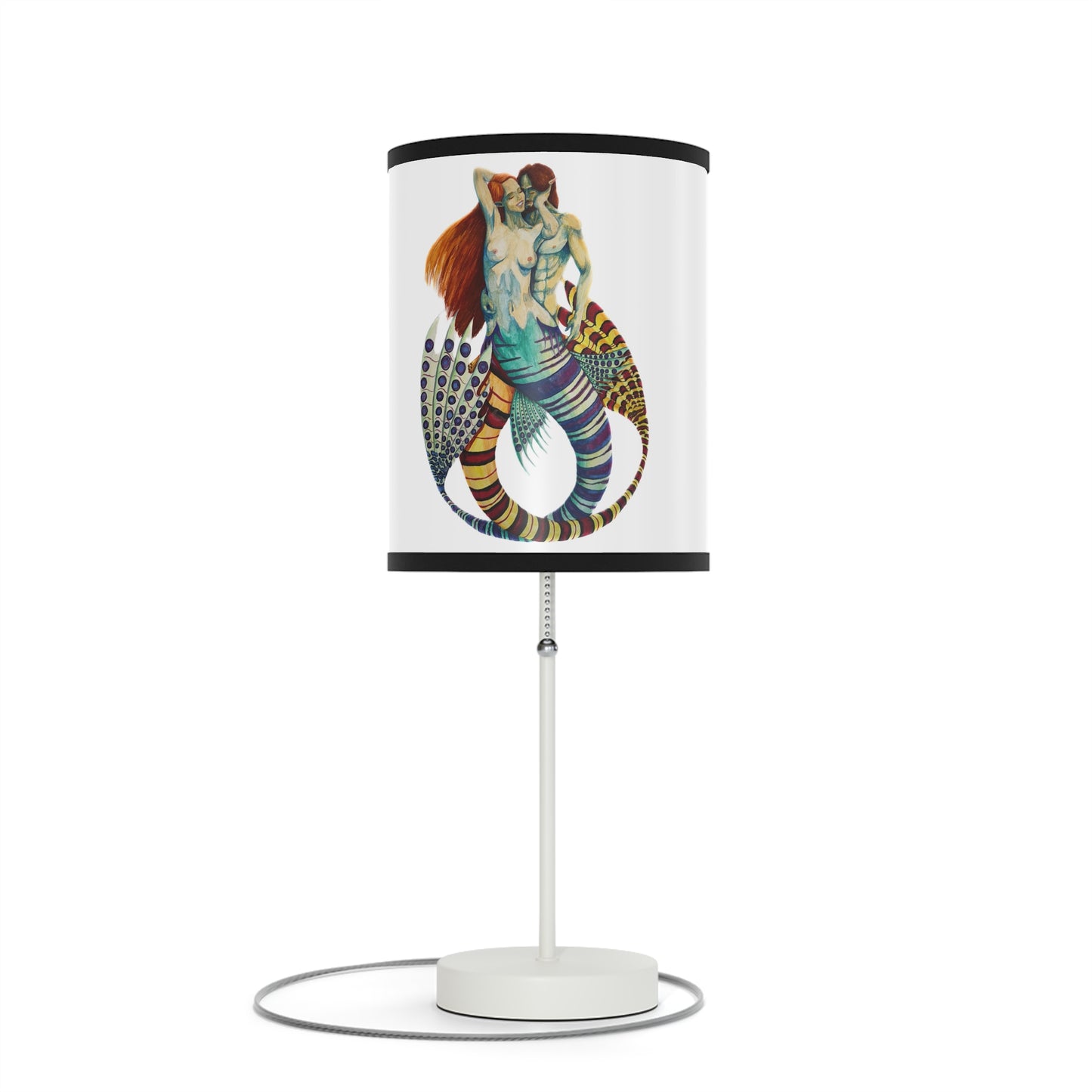 Mer Lovers 1 (No Background) Lamp on a Stand, US|CA plug