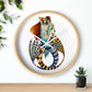 Mer Lovers 1 (No Background) Wall clock