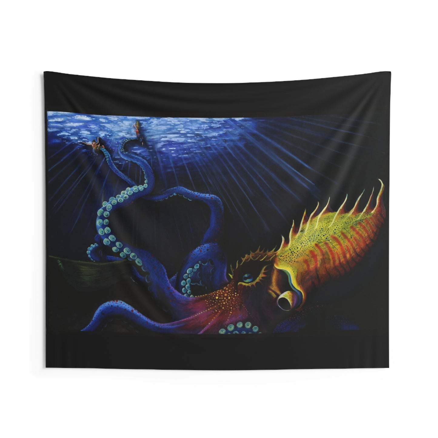 Baby Kraken Indoor Wall Tapestries