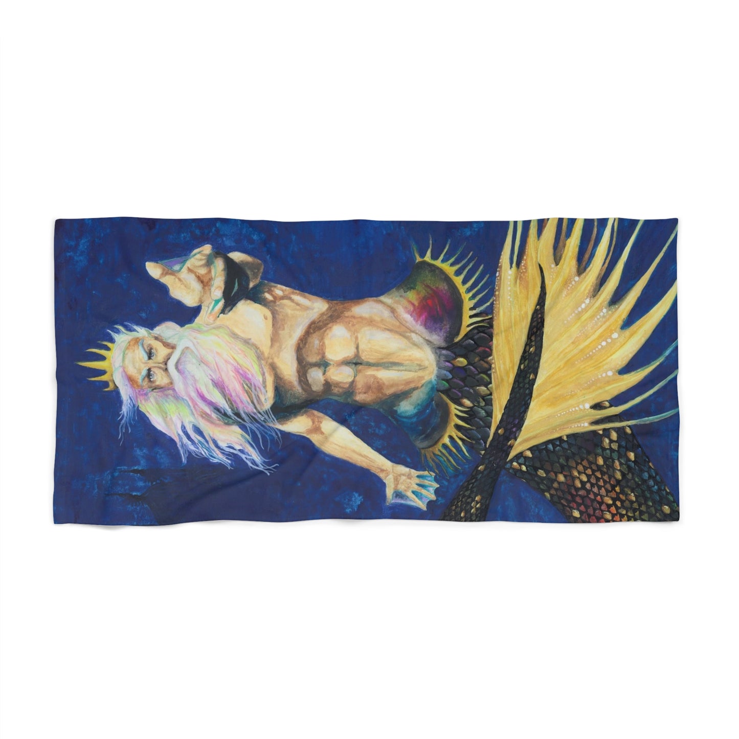 King Obsidian Beach Towel