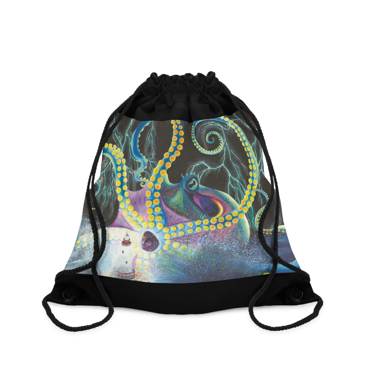 Light Doesn’t Always Keep The Monsters Away Drawstring Bag