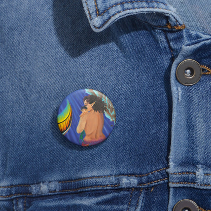 Mother and Child 1 Pin Buttons