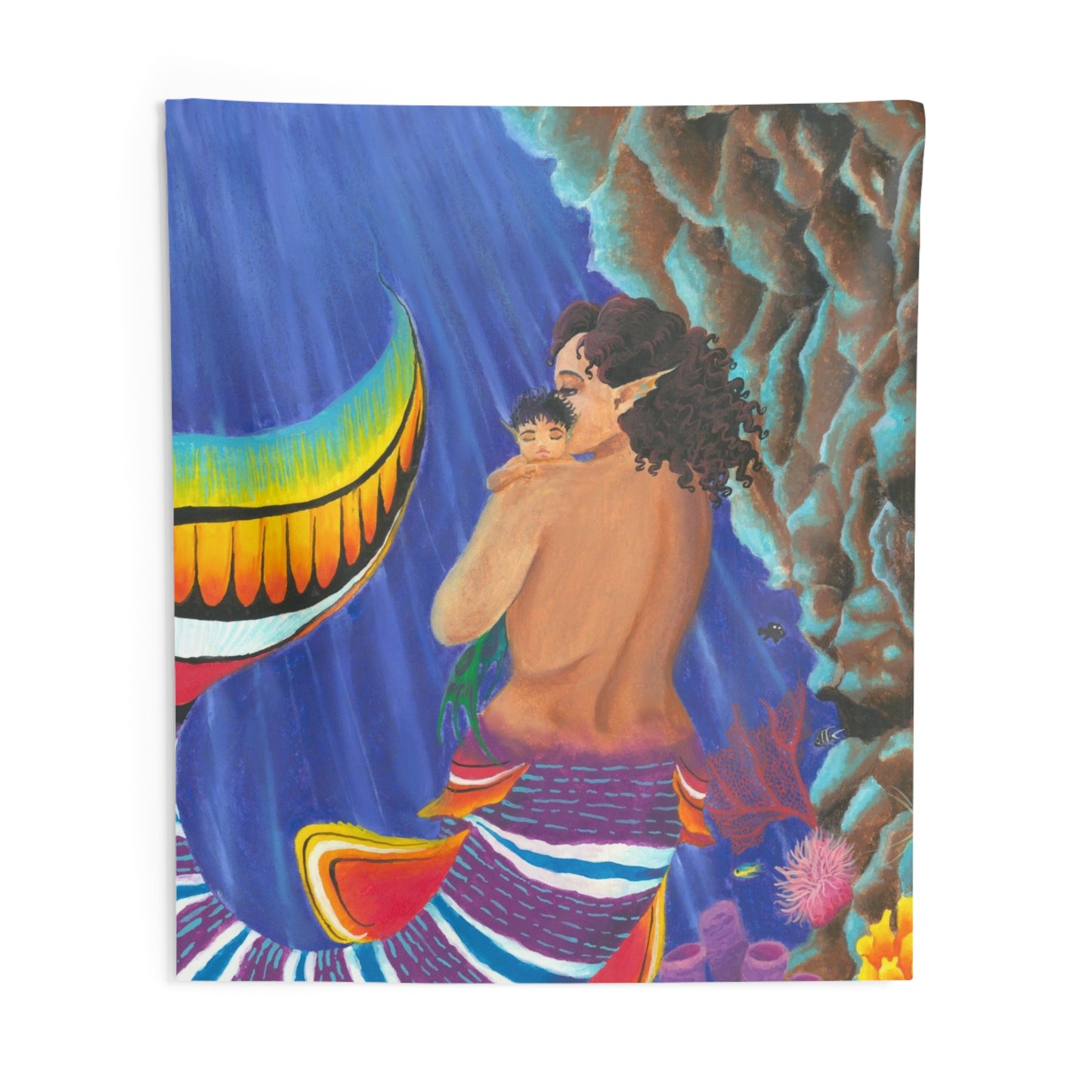 Mother and Child 1 Indoor Wall Tapestries