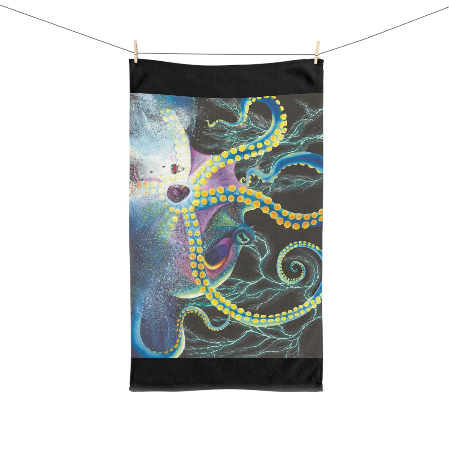 Light Doesn’t Always Keep The Monsters Away Hand Towel