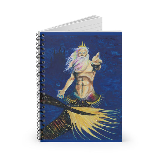 King Obsidian Spiral Notebook - Ruled Line