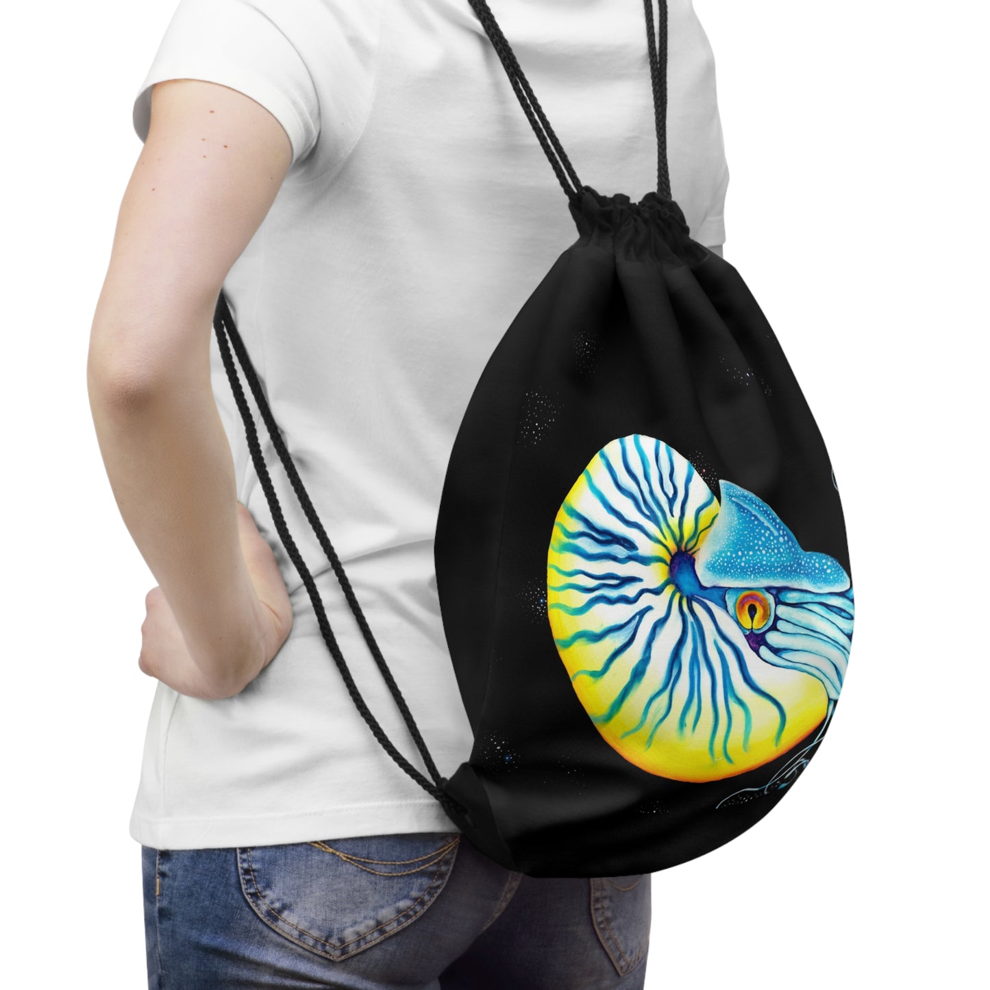 Star Eater Drawstring Bag