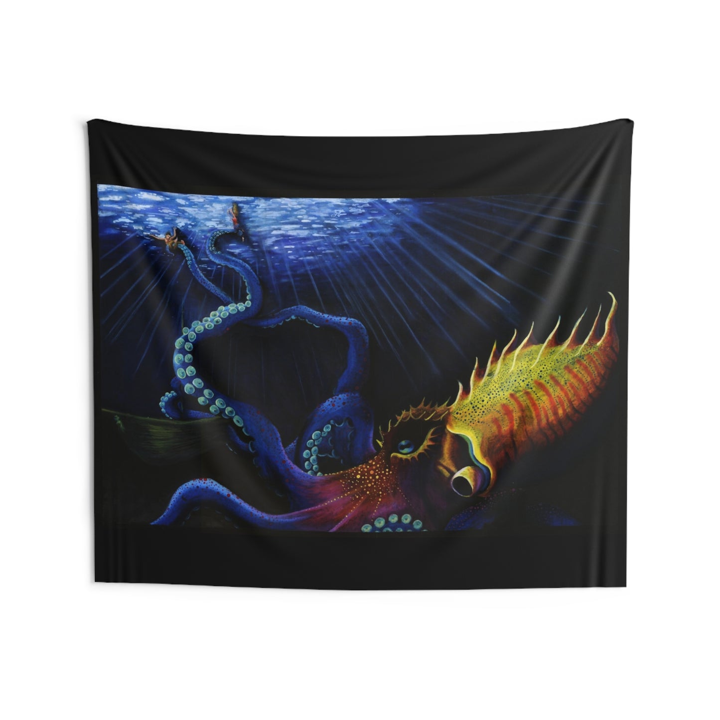 Baby Kraken Indoor Wall Tapestries