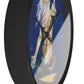 King Obsidian Wall clock