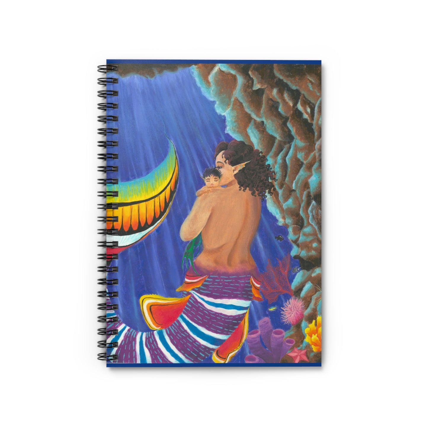 Mother and Child 1 Spiral Notebook - Ruled Line