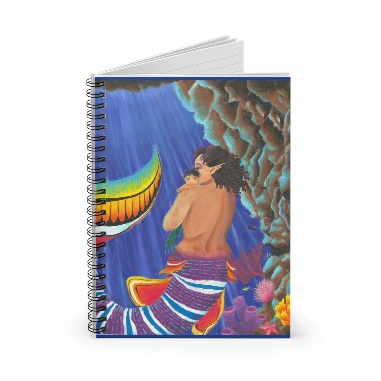 Mother and Child 1 Spiral Notebook - Ruled Line