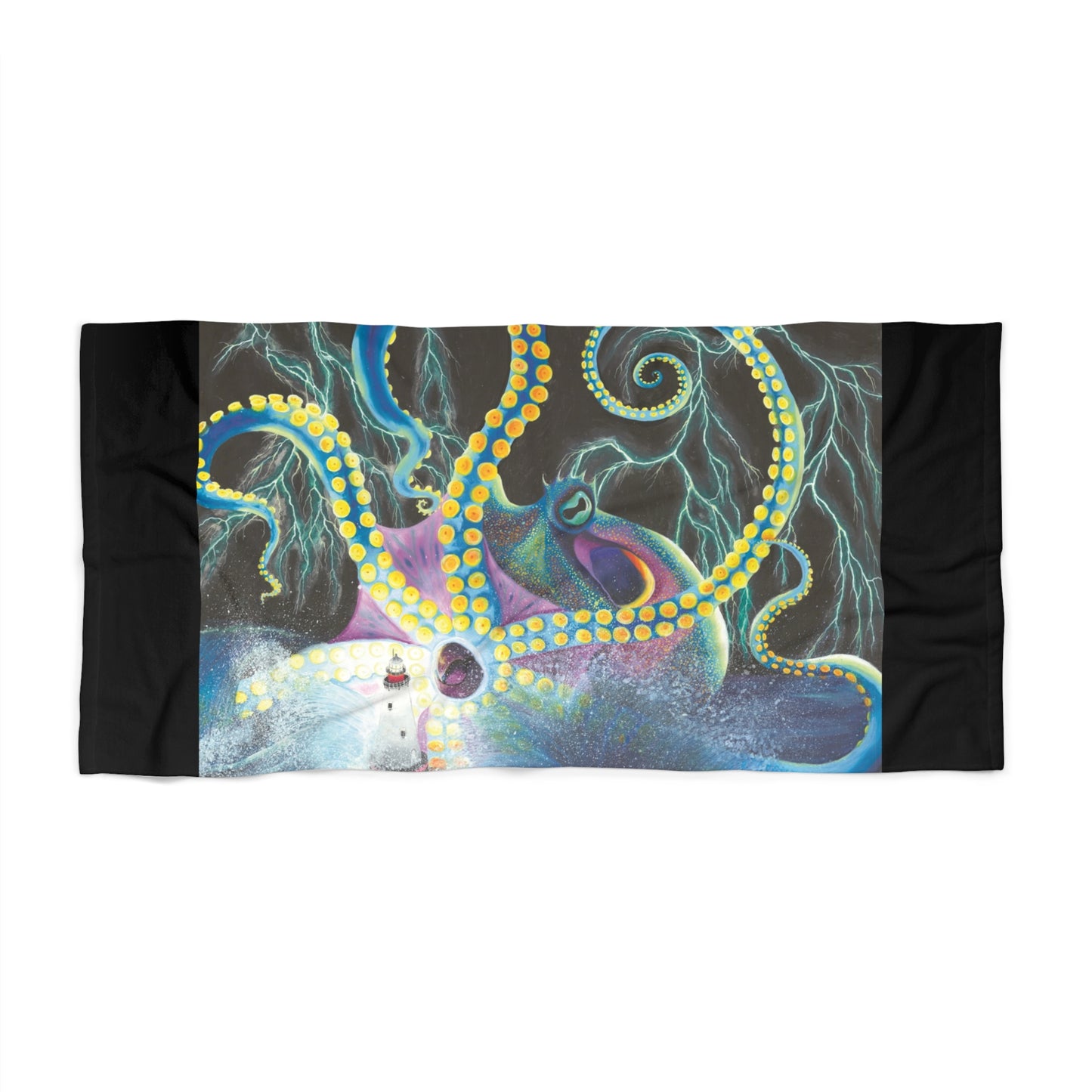 Light Doesn’t Always Keep The Monsters Away Beach Towel