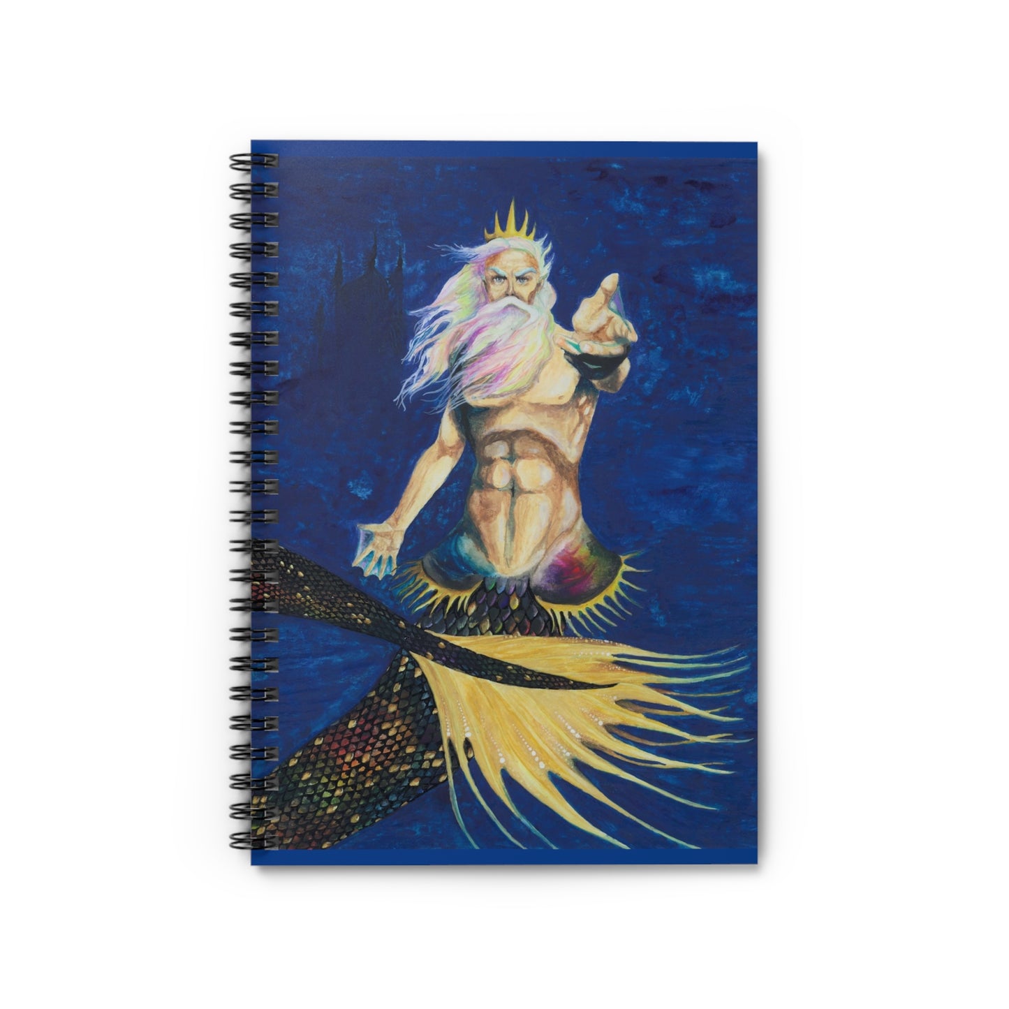 King Obsidian Spiral Notebook - Ruled Line