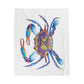 The Crab Velveteen Plush Blanket