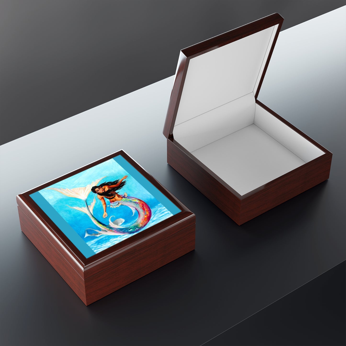 Queen Opal Jewelry Box