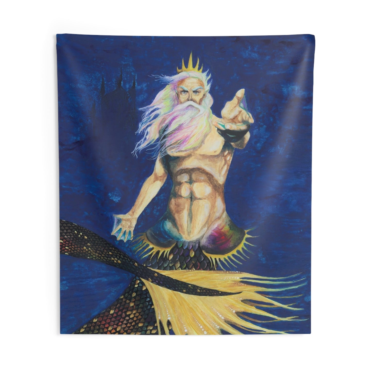 King Obsidian Indoor Wall Tapestries