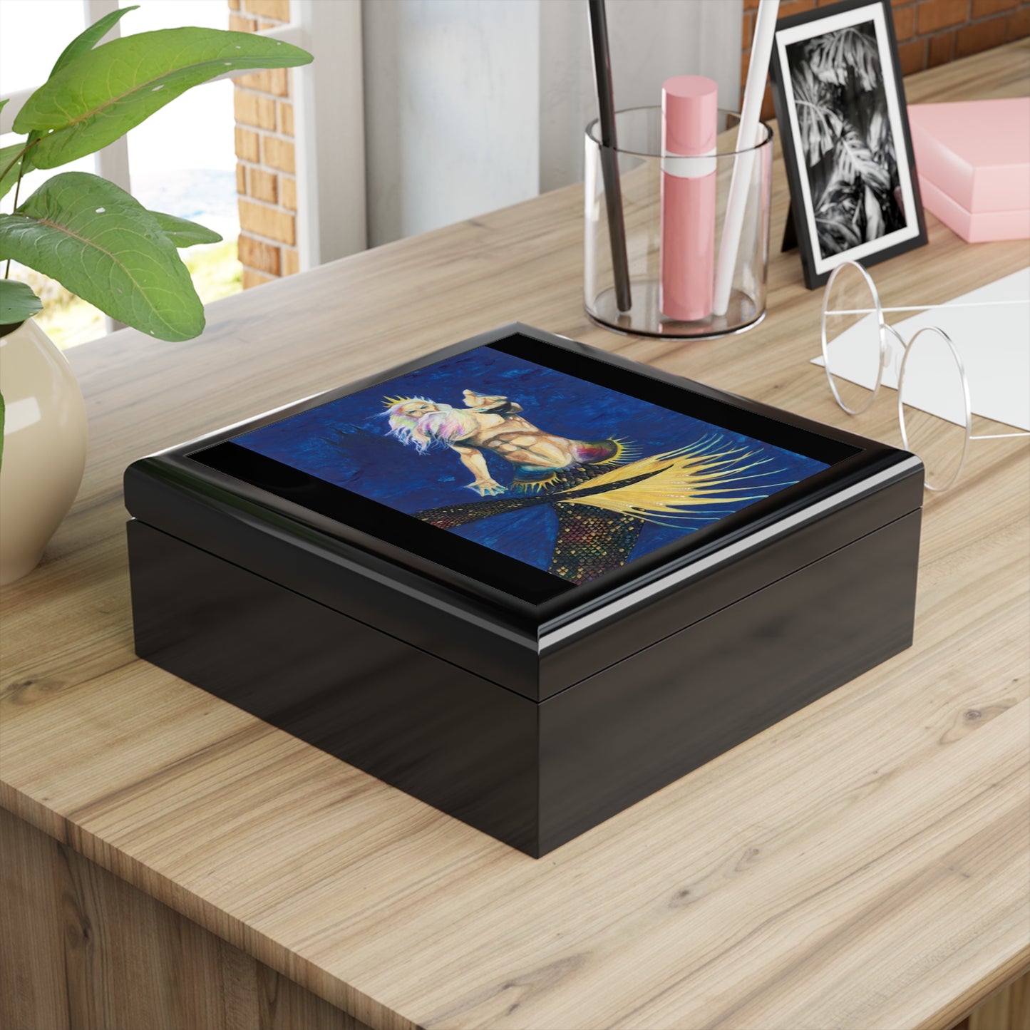 King Obsidian Jewelry Box