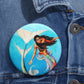 Queen Opal Pin Buttons