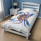 The Crab Velveteen Plush Blanket