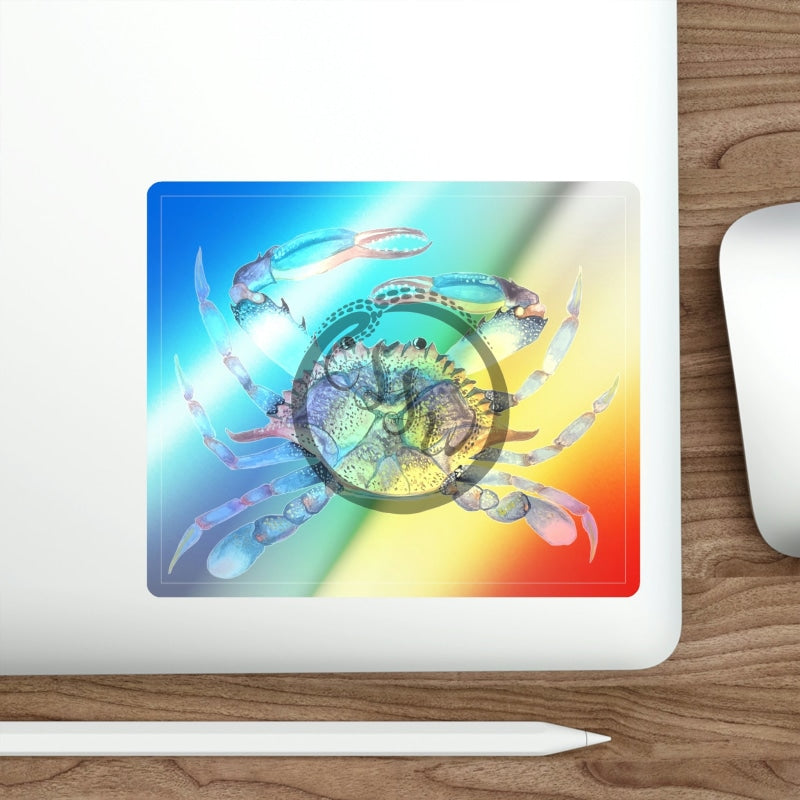 The Crab Holographic Die-Cut Stickers Paper Products