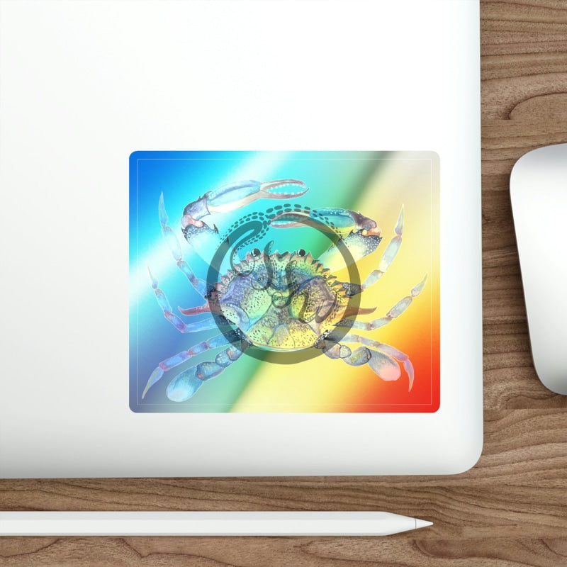 The Crab Holographic Die-Cut Stickers Paper Products