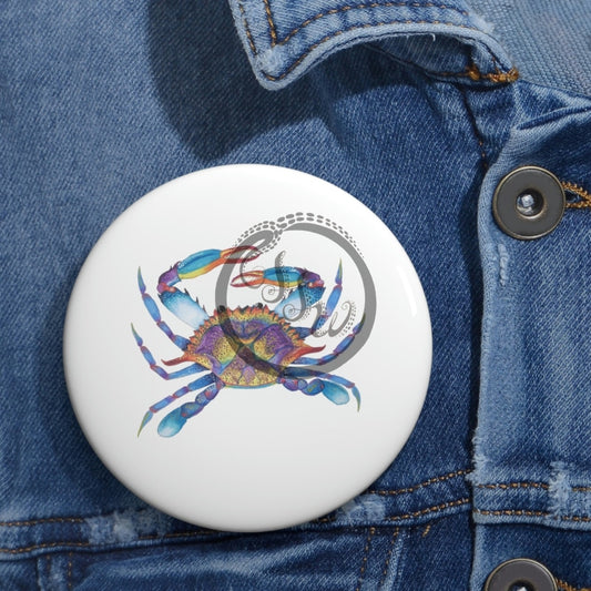 The Crab Pin Buttons Accessories