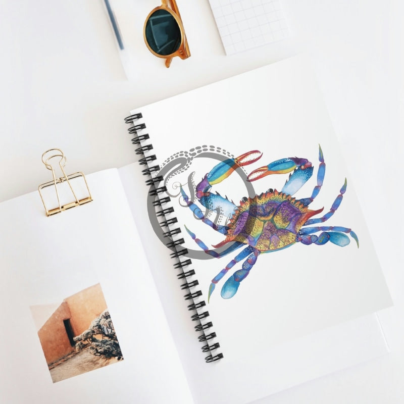 The Crab Spiral Notebook - Ruled Line One Size Paper Products