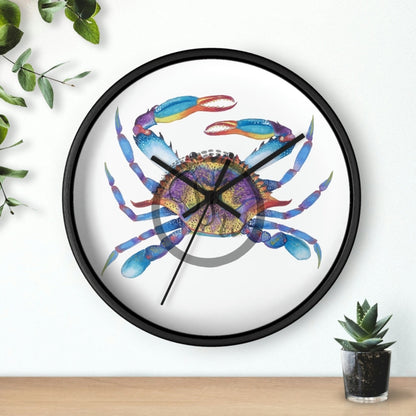 The Crab Wall Clock Black / 10 Home Decor