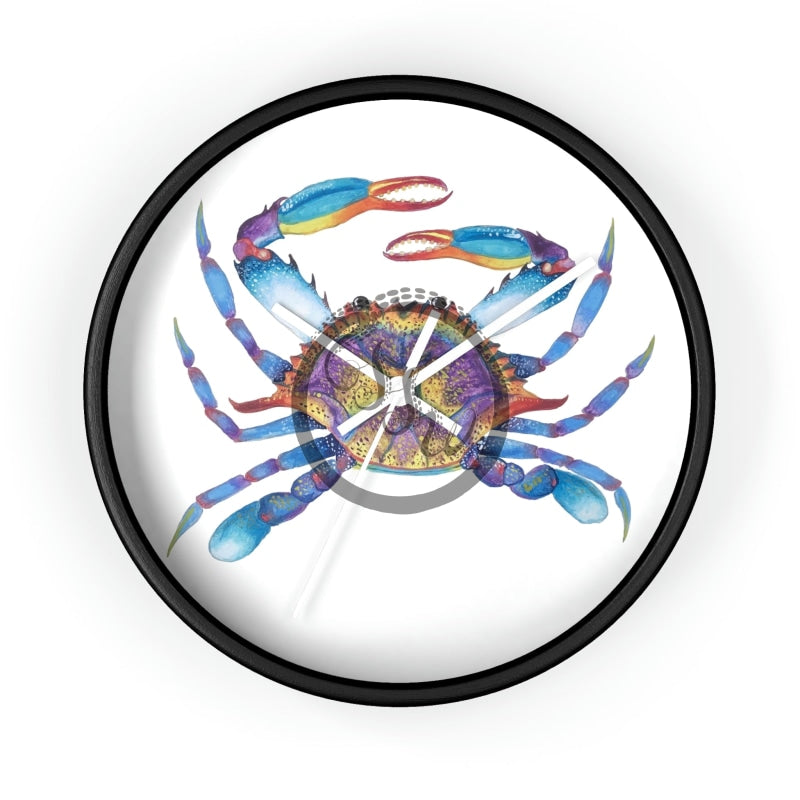 The Crab Wall Clock Black / White 10 Home Decor