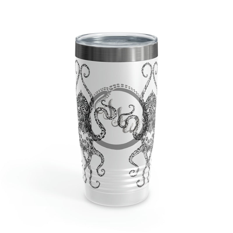 Paisley Flower Octopus Ringneck Tumbler 20Oz Mug