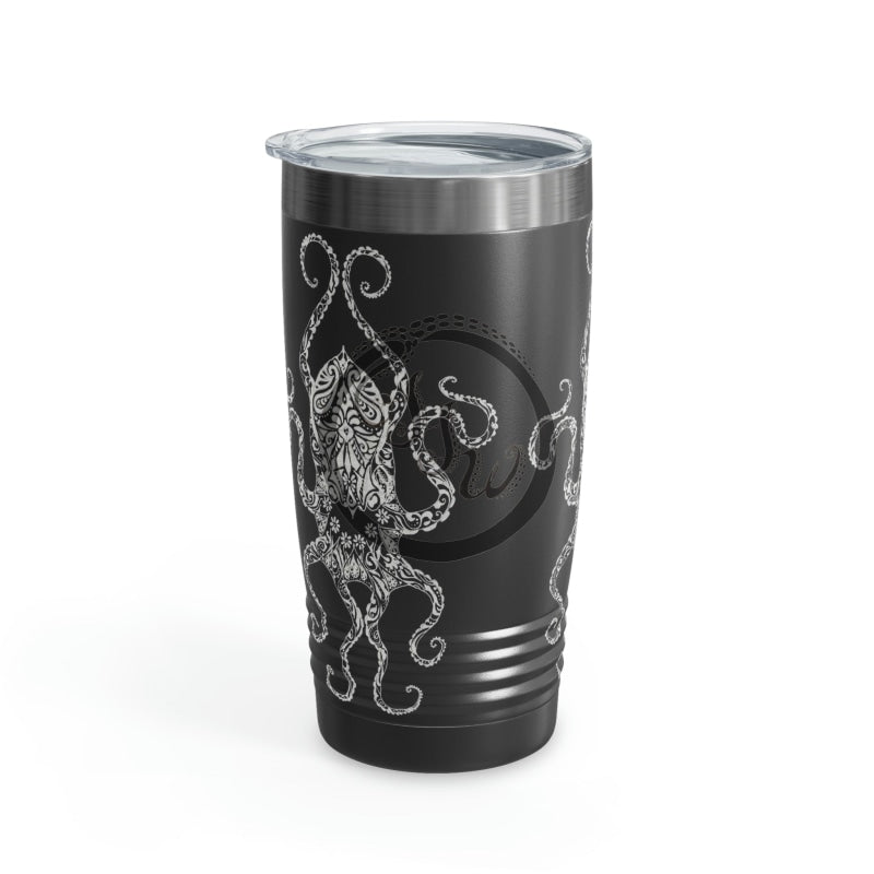 Paisley Flower Octopus Ringneck Tumbler 20Oz Mug