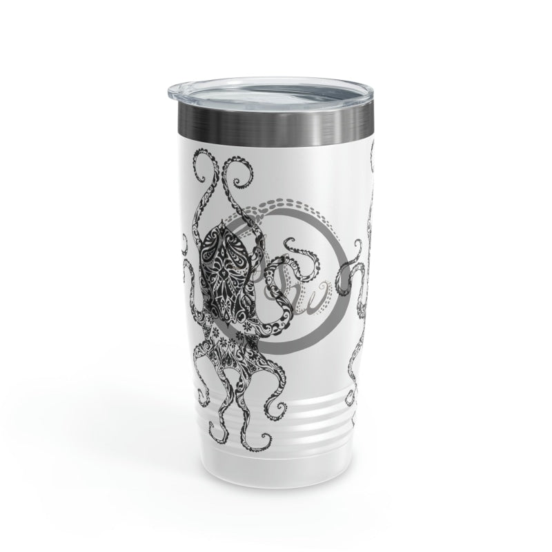 Paisley Flower Octopus Ringneck Tumbler 20Oz Mug