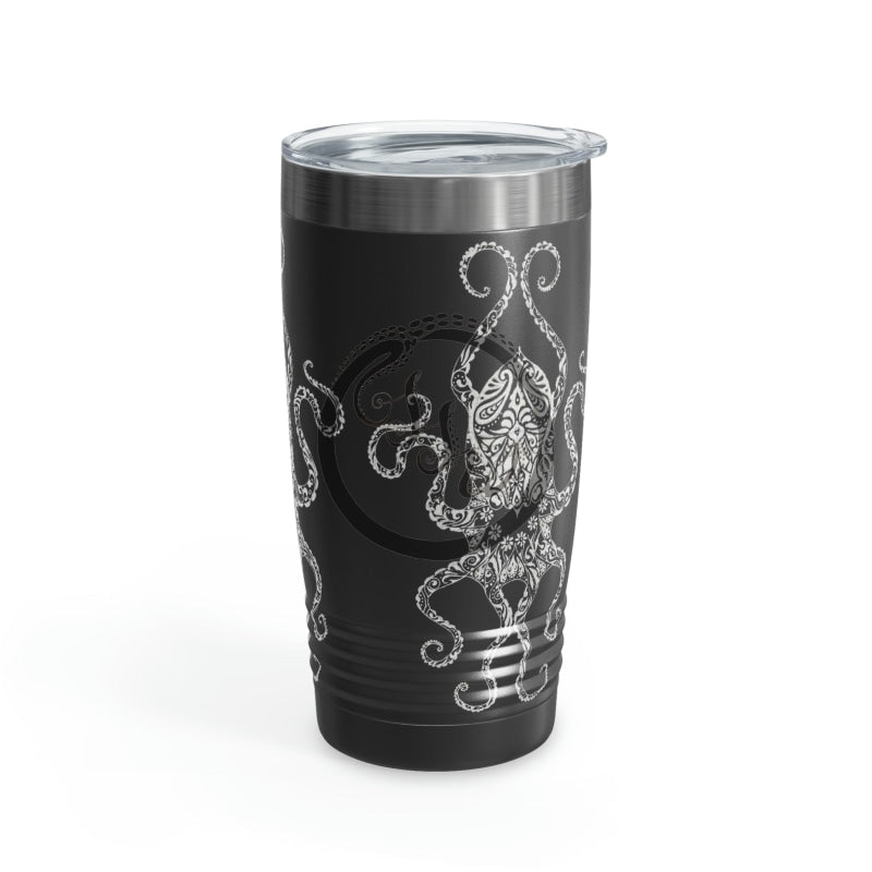 Paisley Flower Octopus Ringneck Tumbler 20Oz Mug