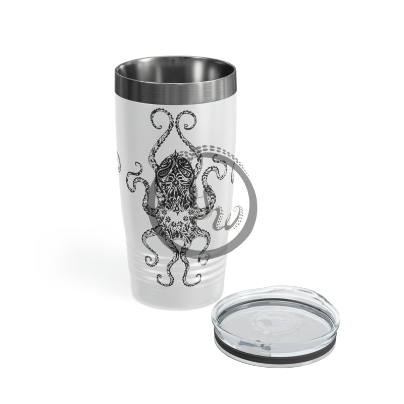 Paisley Flower Octopus Ringneck Tumbler 20Oz Mug