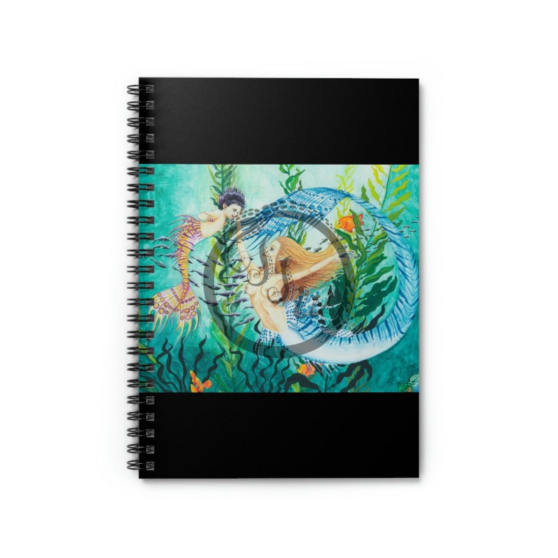 Queen Larimar And Princess Ametrine Spiral Notebook - Ruled Line Paper Products